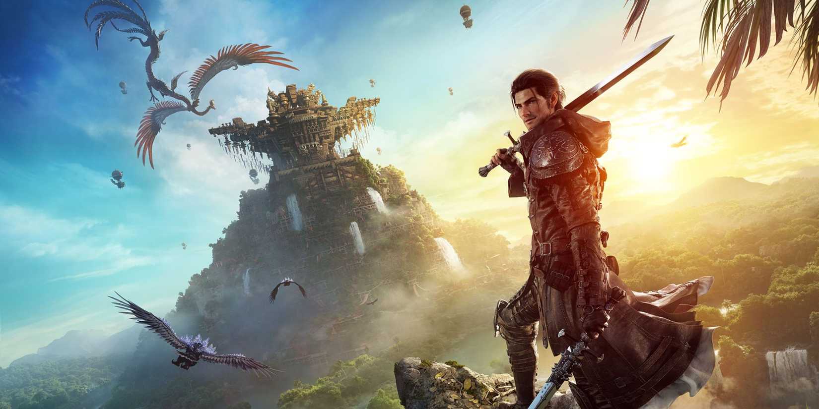 Key art for Final Fantasy 14 Dawntrail.