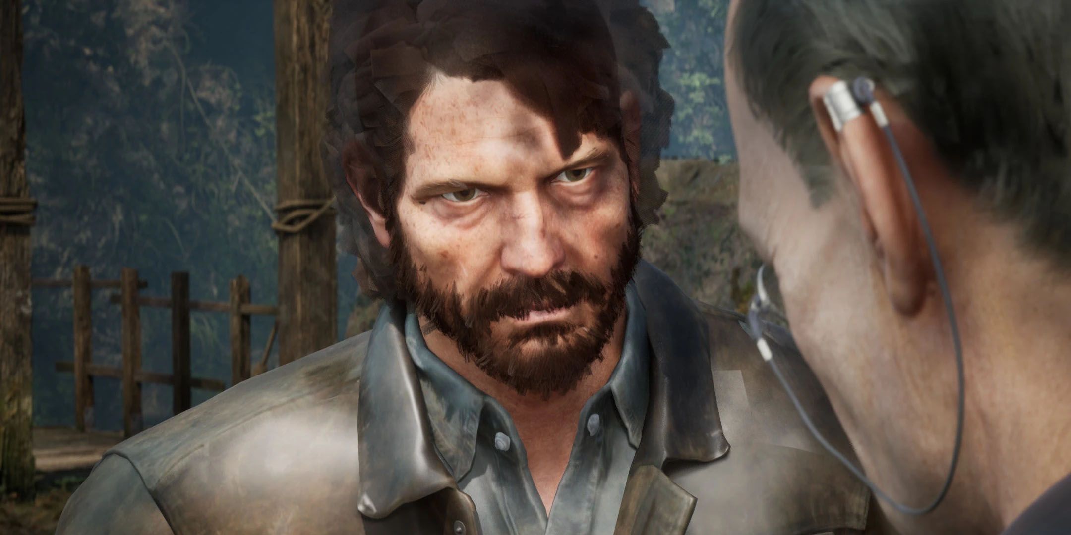 Joel talking to another character in Metal Gear Solid Delta Snake Eater.-1