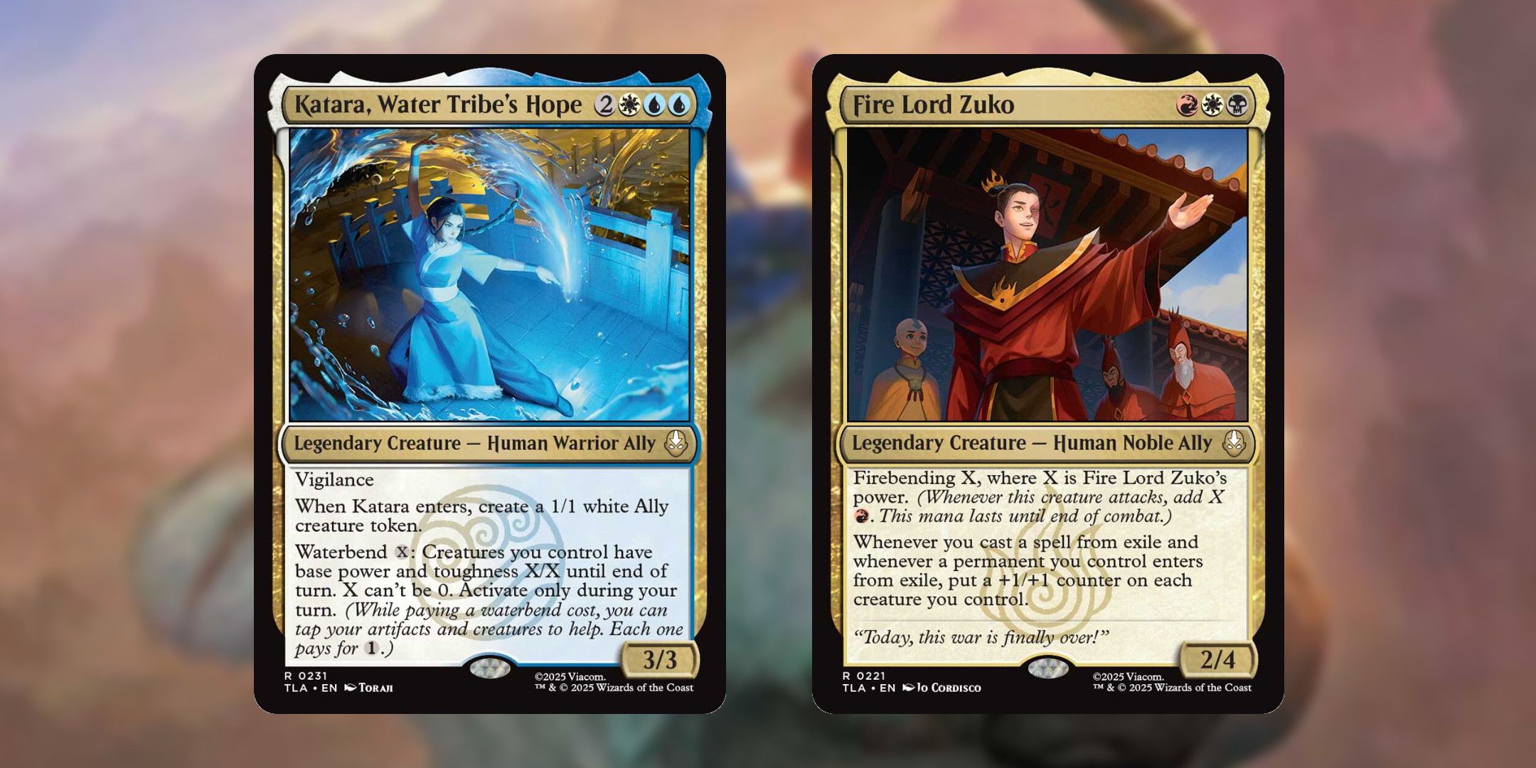 MTG Reveals First Look At Avatar: The Last Airbender Universes Beyond Set