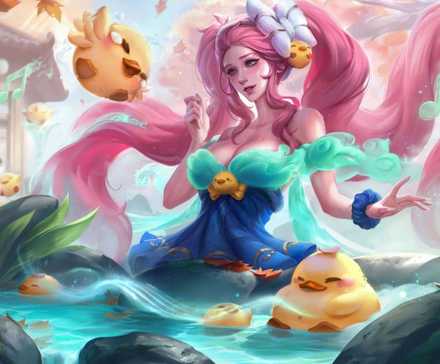 League of Legends Spirit Blossom Springs Sona