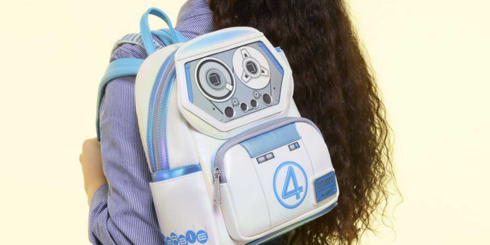 Fantastic Four H.E.R.B.I.E. Cosplay Mini Backpack Loungefly HERBIE Fantastic Four First Steps Marvel Loungefly Mini  main image 2