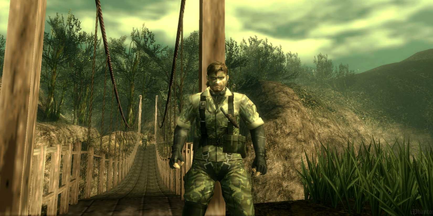 Looking in the camera at the camera in the metal gear: established.