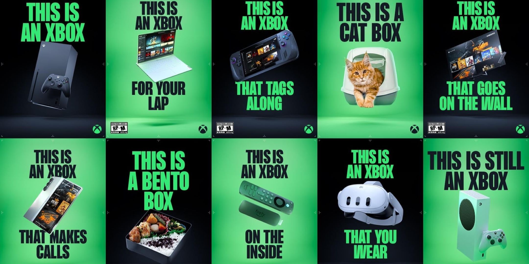 Mike Ybarra criticando slogan do Xbox com texto 'This is an Xbox'