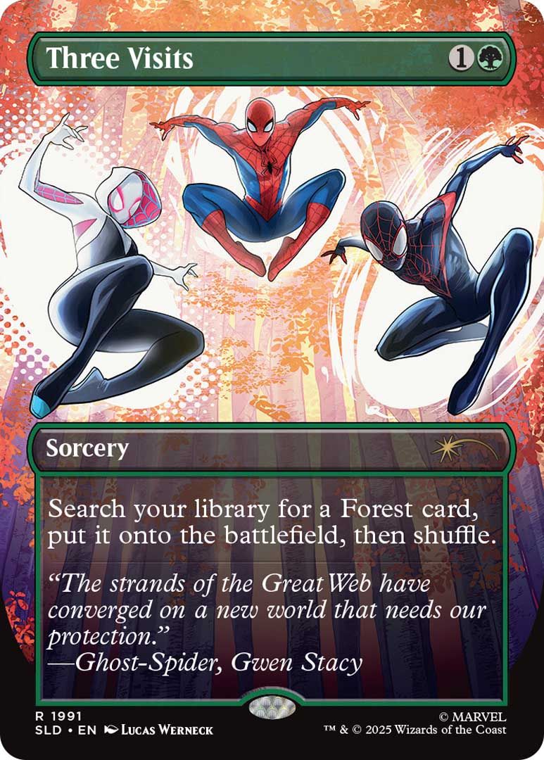 Magic: The Gathering Spider-Man Secret Lair Includes Original Art
