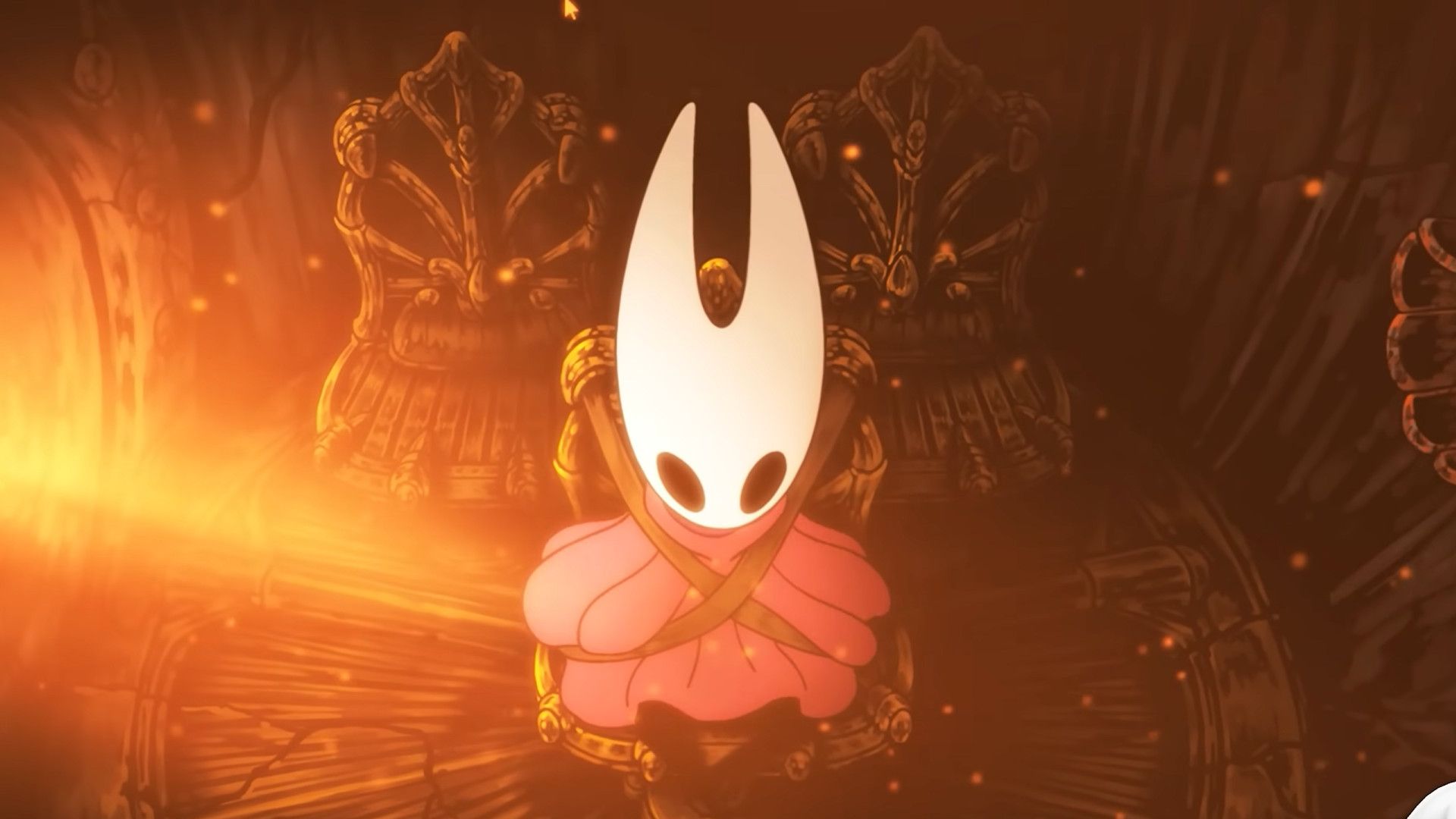 A top down view of Hornet strapped to a chair.-1