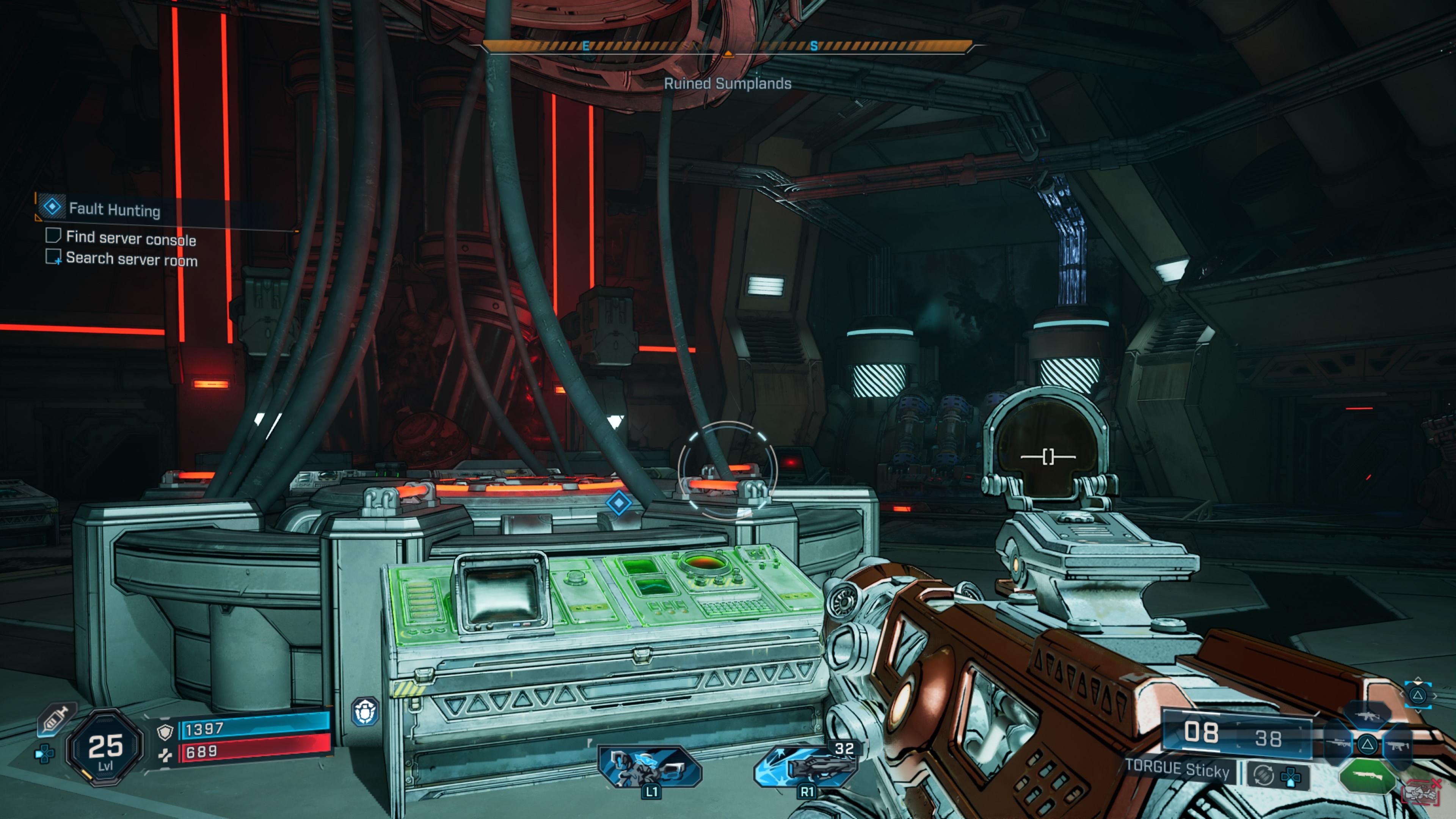 How To Power The Server Console In Fault Hunting In Borderlands 4