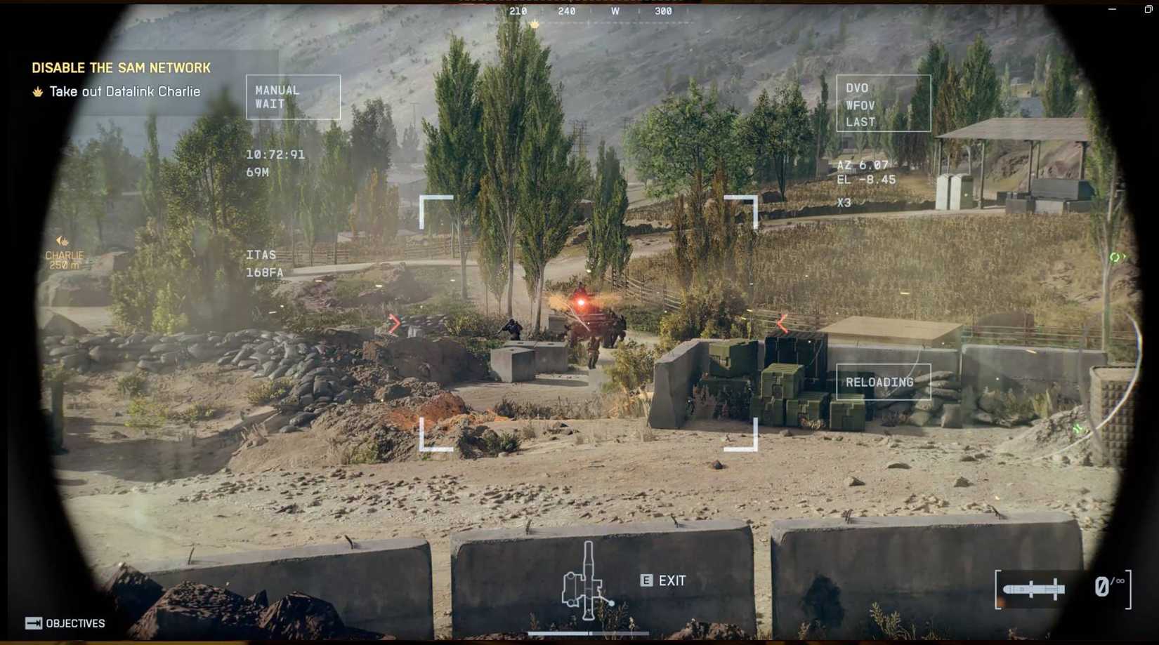 Firing a rocket on a truck