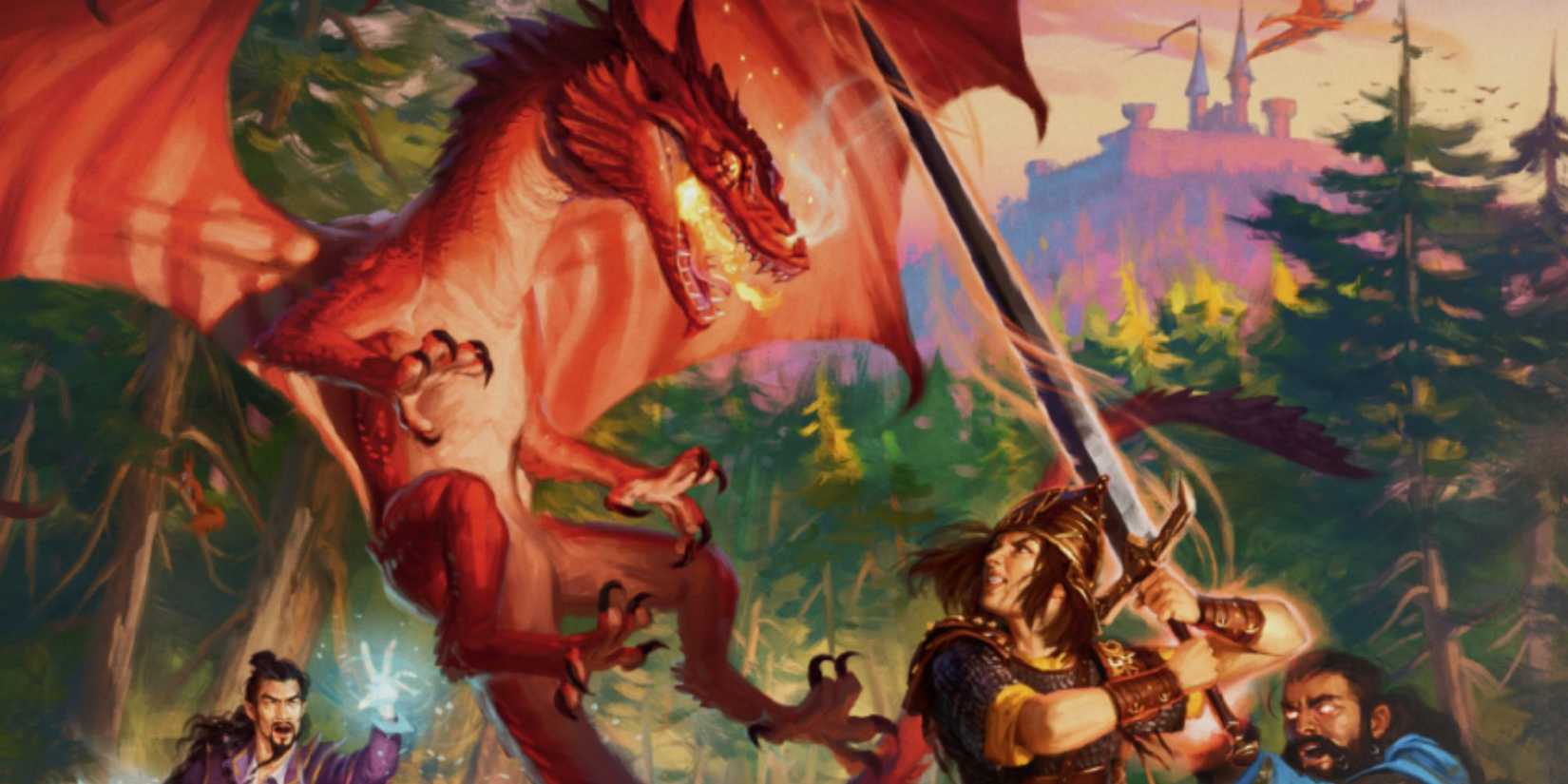 Cover art for Heroes of the Borderlands, a starter set for Dungeons & Dragons (D&D).