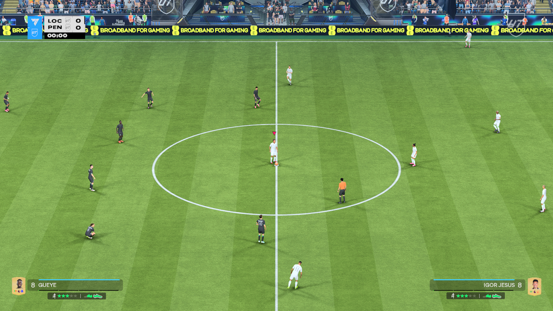On the pitch in EA Sports FC 26