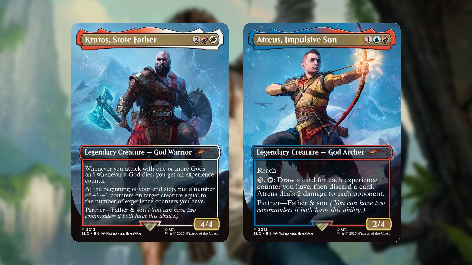 Kratos and Atreus MTG