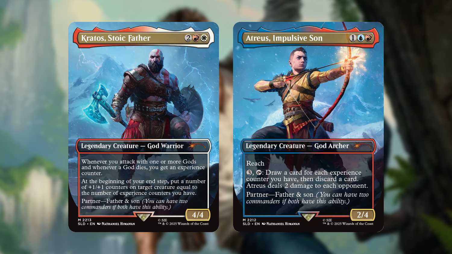 Kratos and Atreus MTG