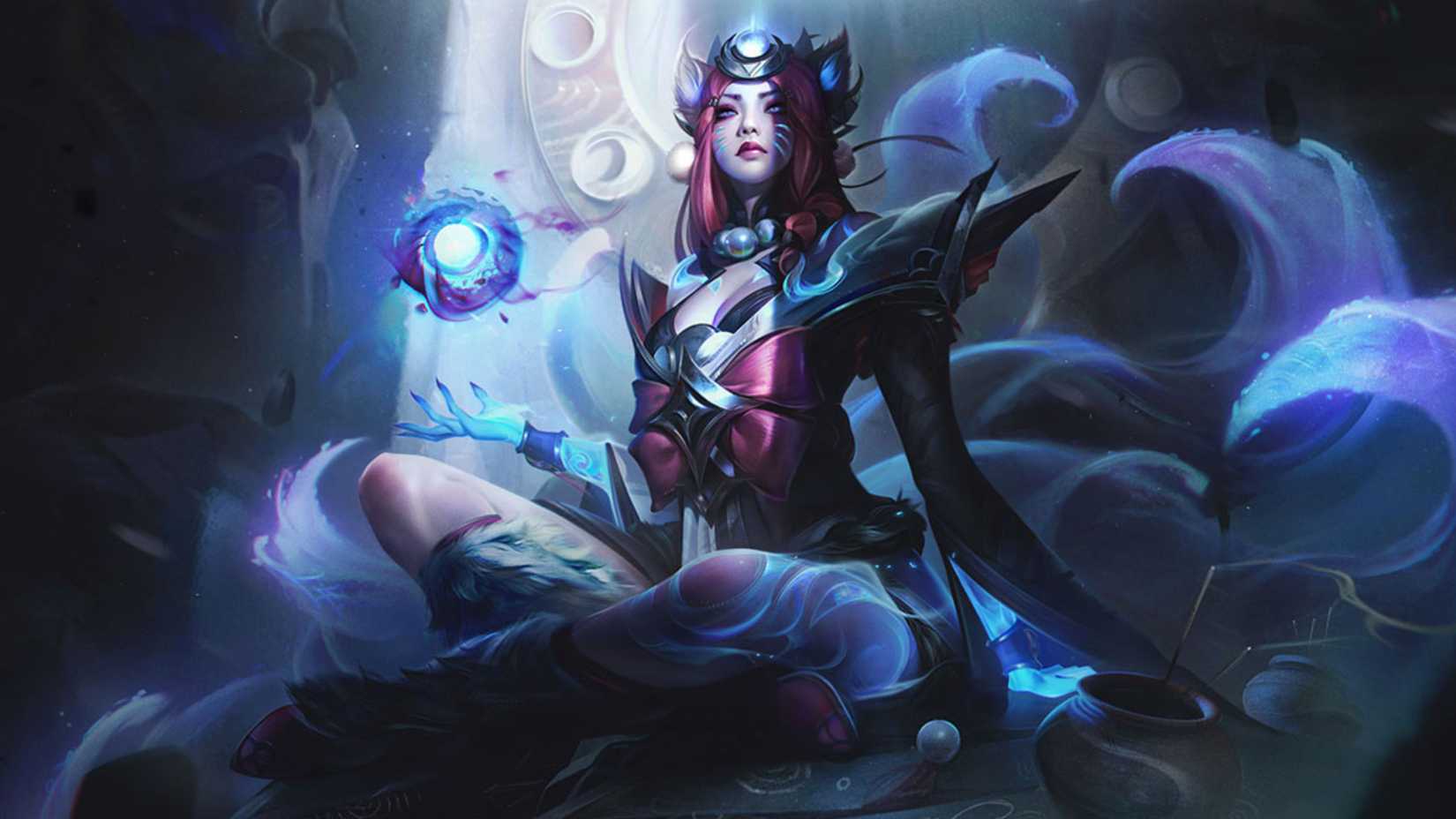 Snow Moon Ahri from League of Legends