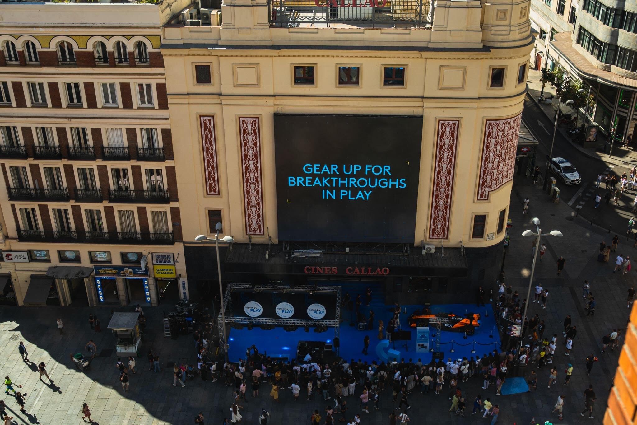 Logitech G PLAY 2025 aerial view.