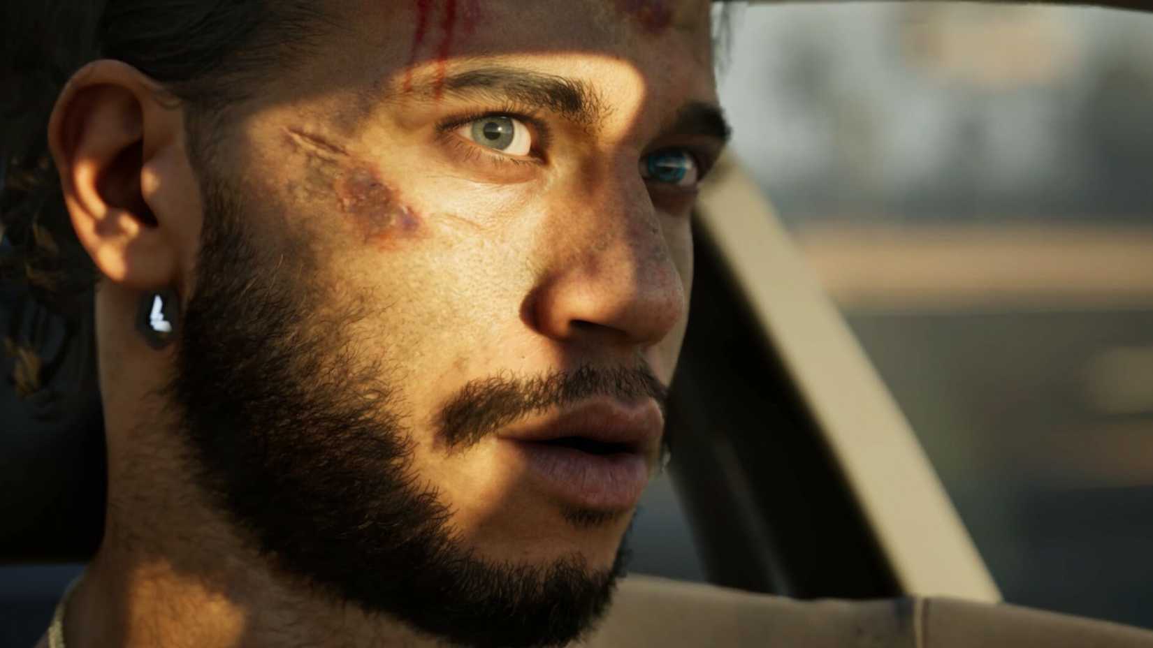 A close up of Alex Hernandez in Mindseye.