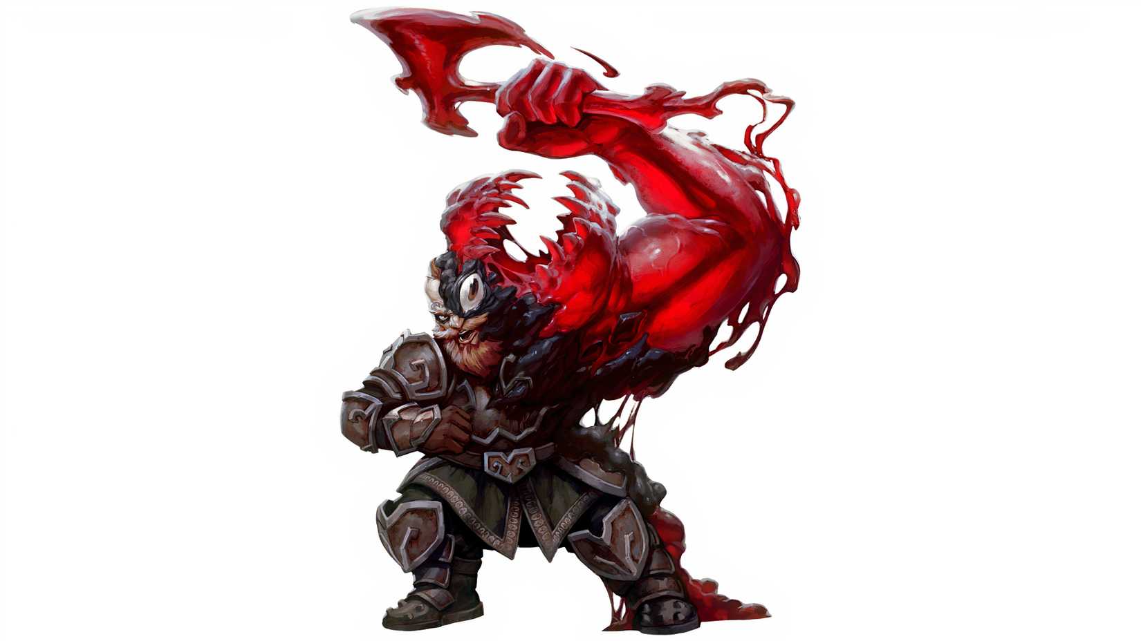 A player that turns into an ooze from Grim Hollow in DND.