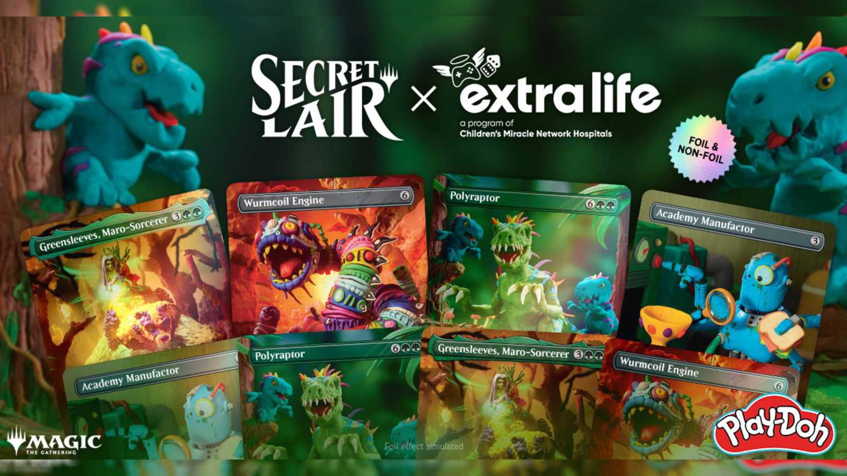 mtg play doh cards Play-Doh bonus card : r/secretlair_collectors