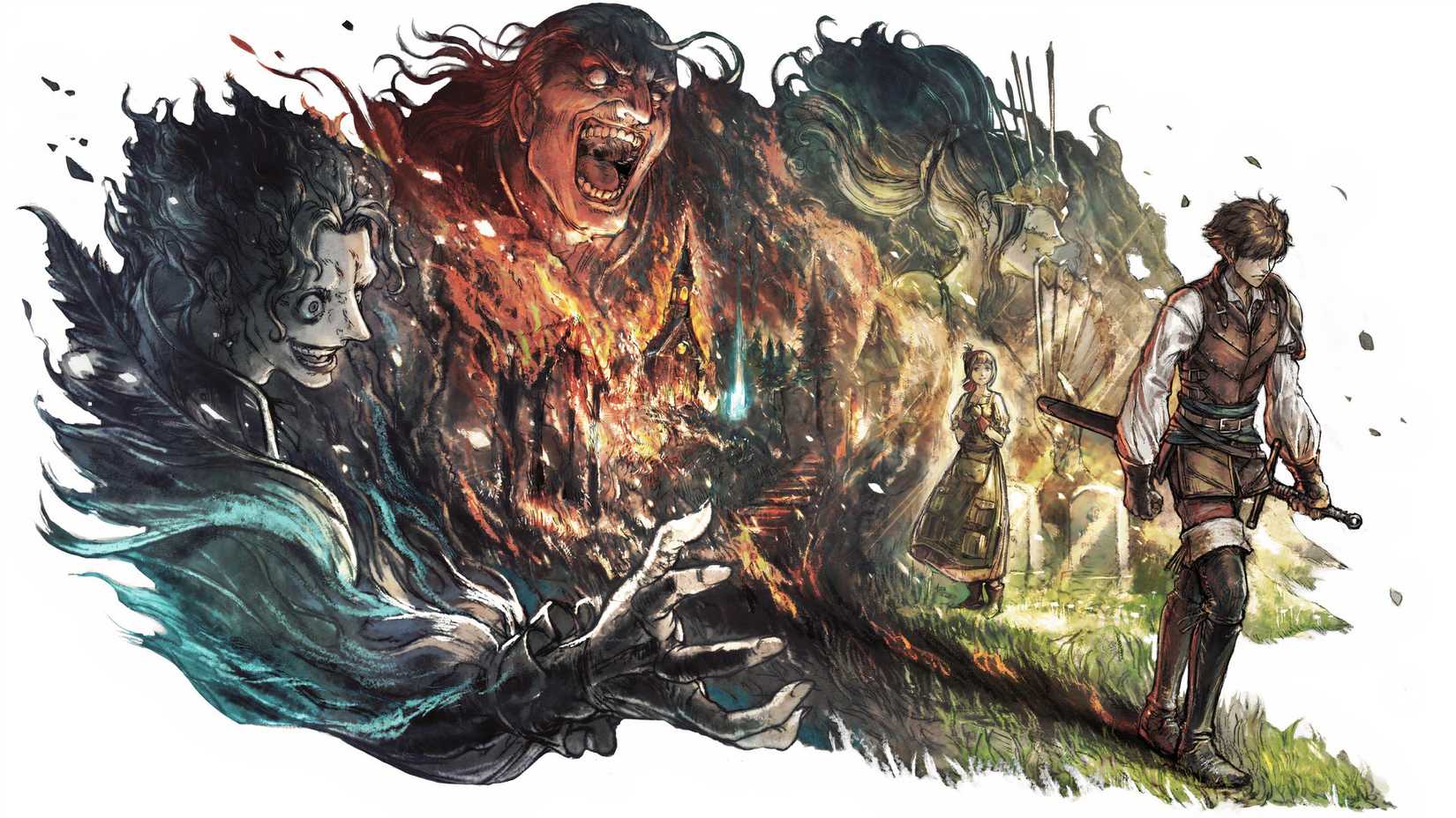 Octopeath Octopath Traveler 0 Player Choices Can Lead To An Alternate Reality