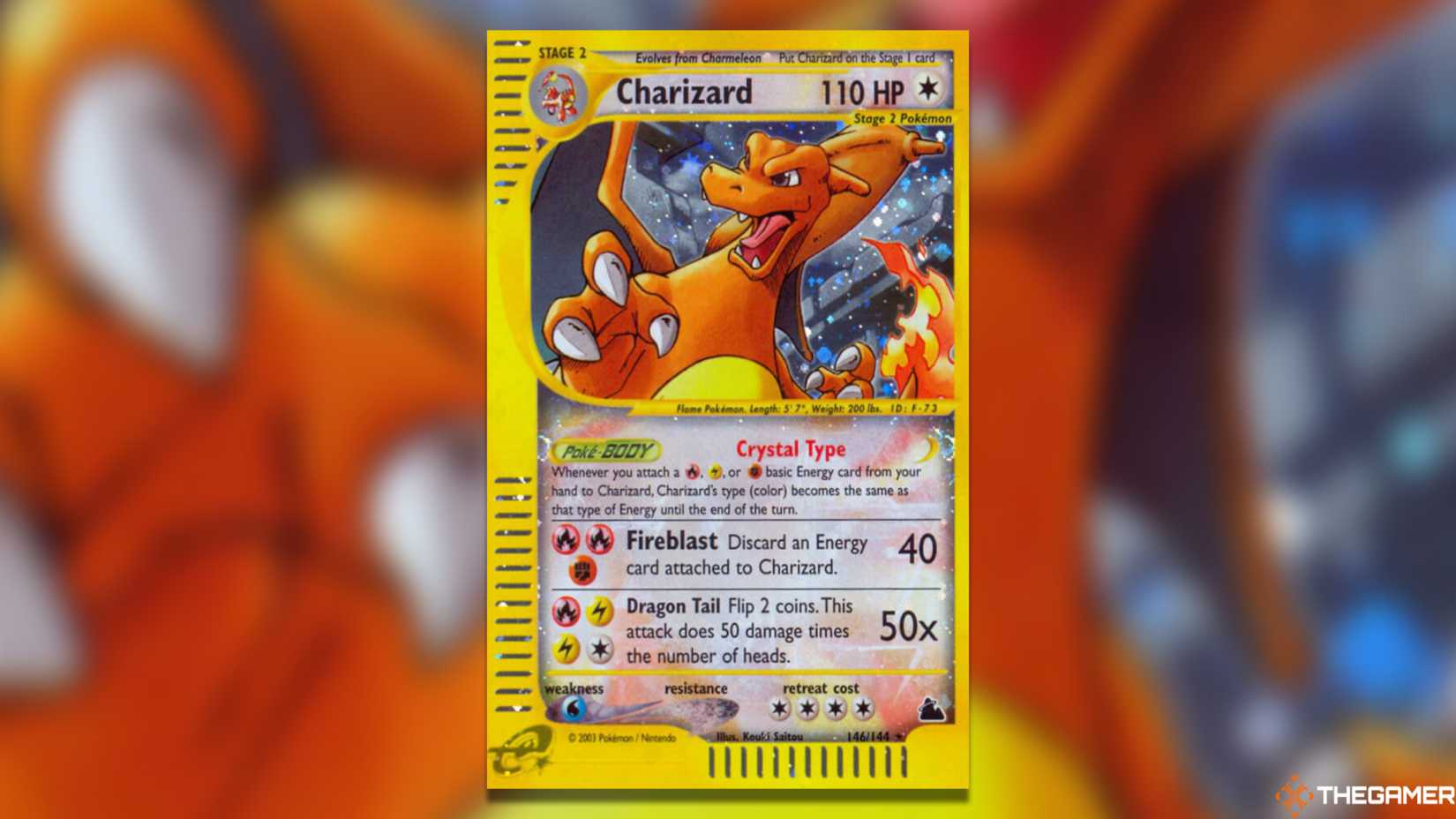 Pokemon TCG's skyridge charizard.