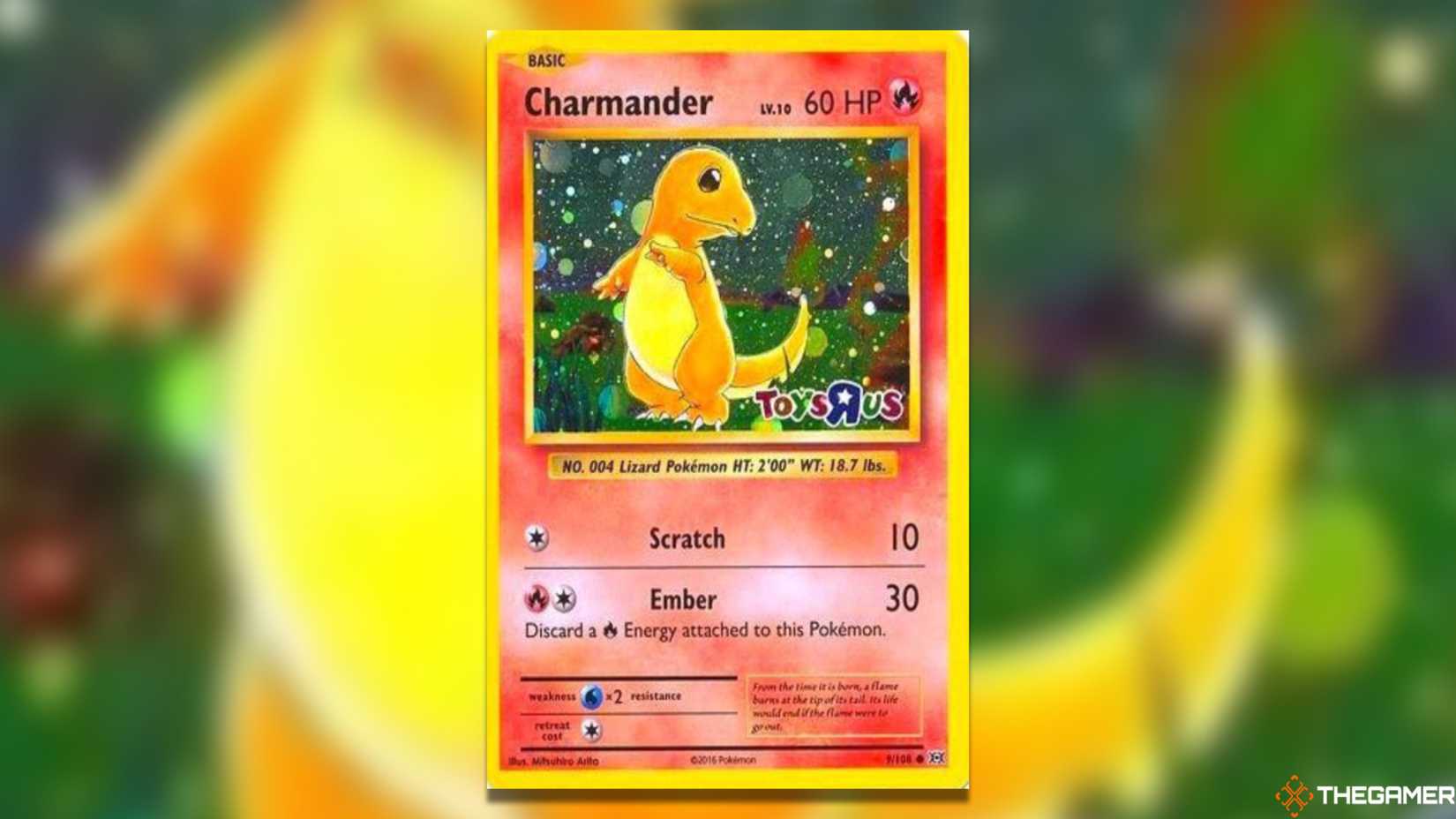 The Most Valuable Toys R Us Promos Charmander from the Pokemon TCG.
