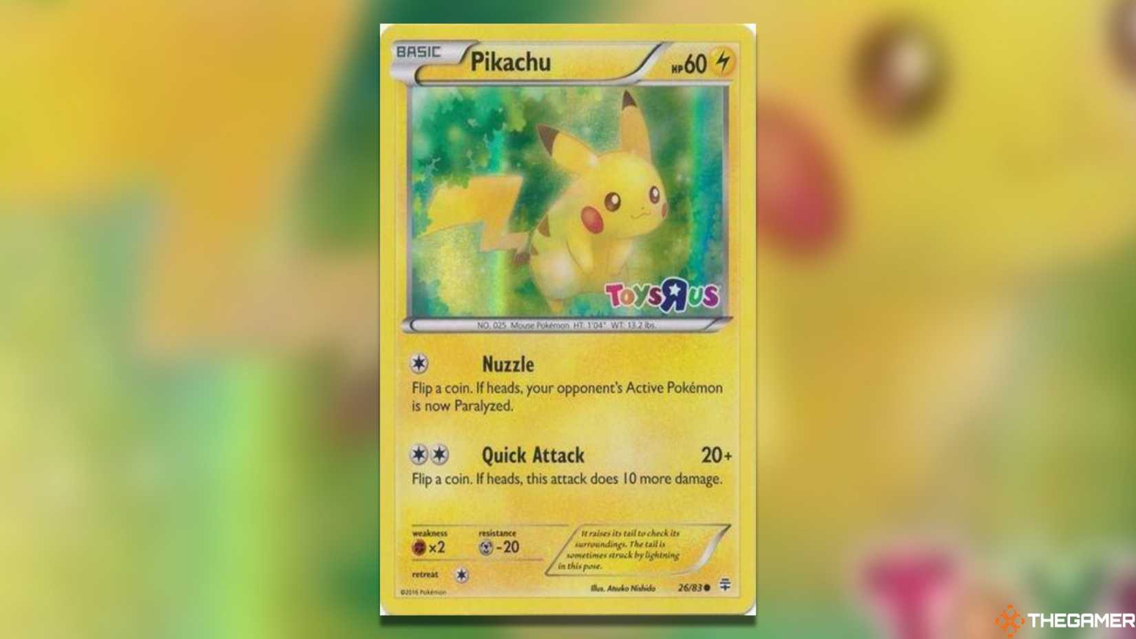 The Most Valuable Toys R Us Promos Pikachu from the Pokemon TCG.