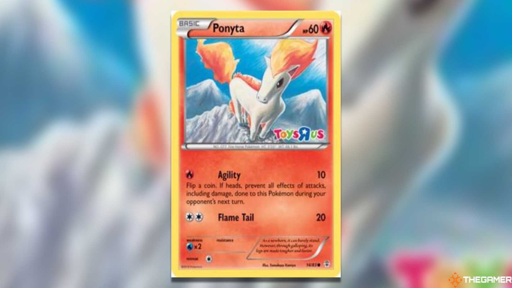 The Most Valuable Toys R Us Promos Ponyta from the Pokemon TCG.