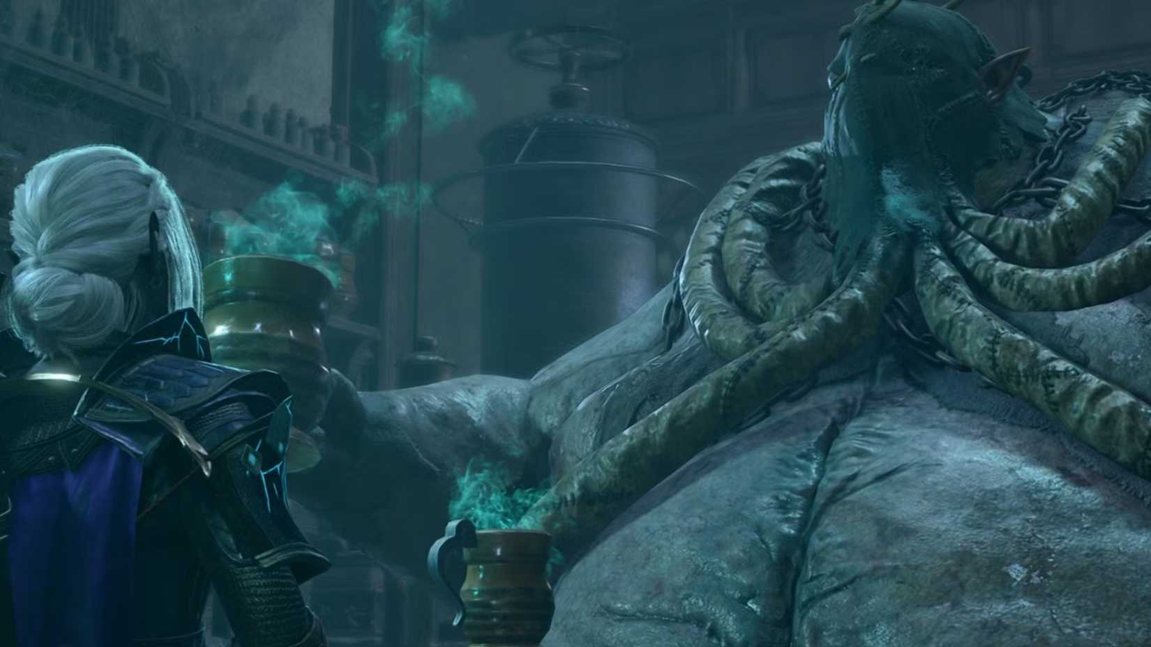 The main character who drinks with ThiSobald Thorm in Baldur's Gate 3.