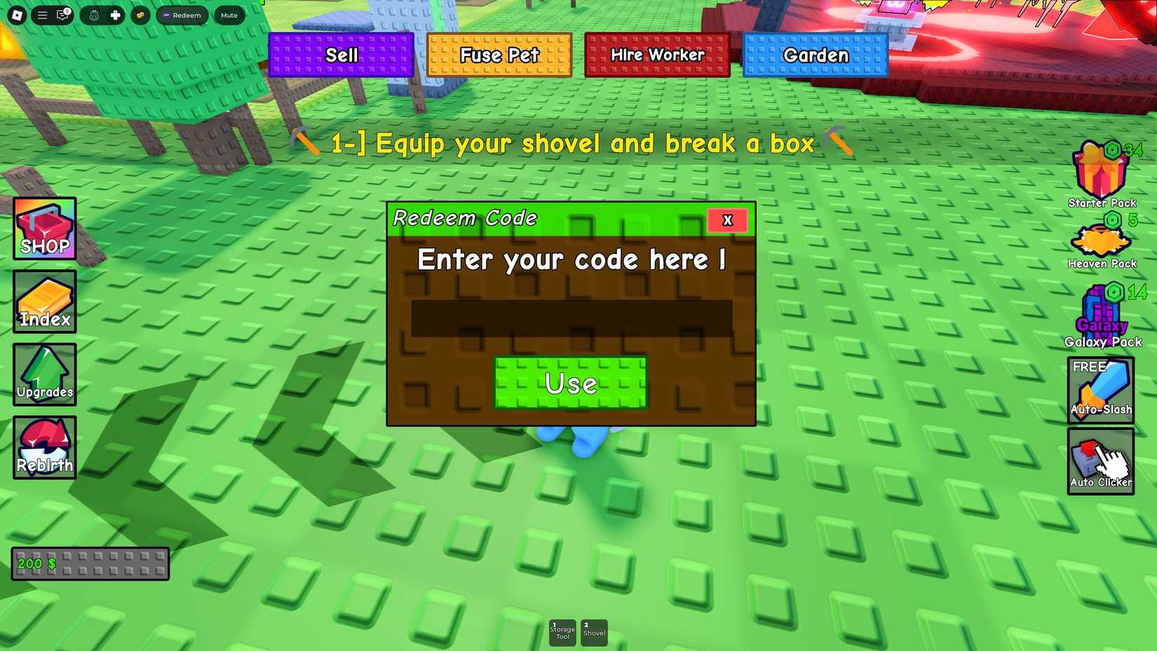 Enter Code Box Unbox It Codes - Roblox