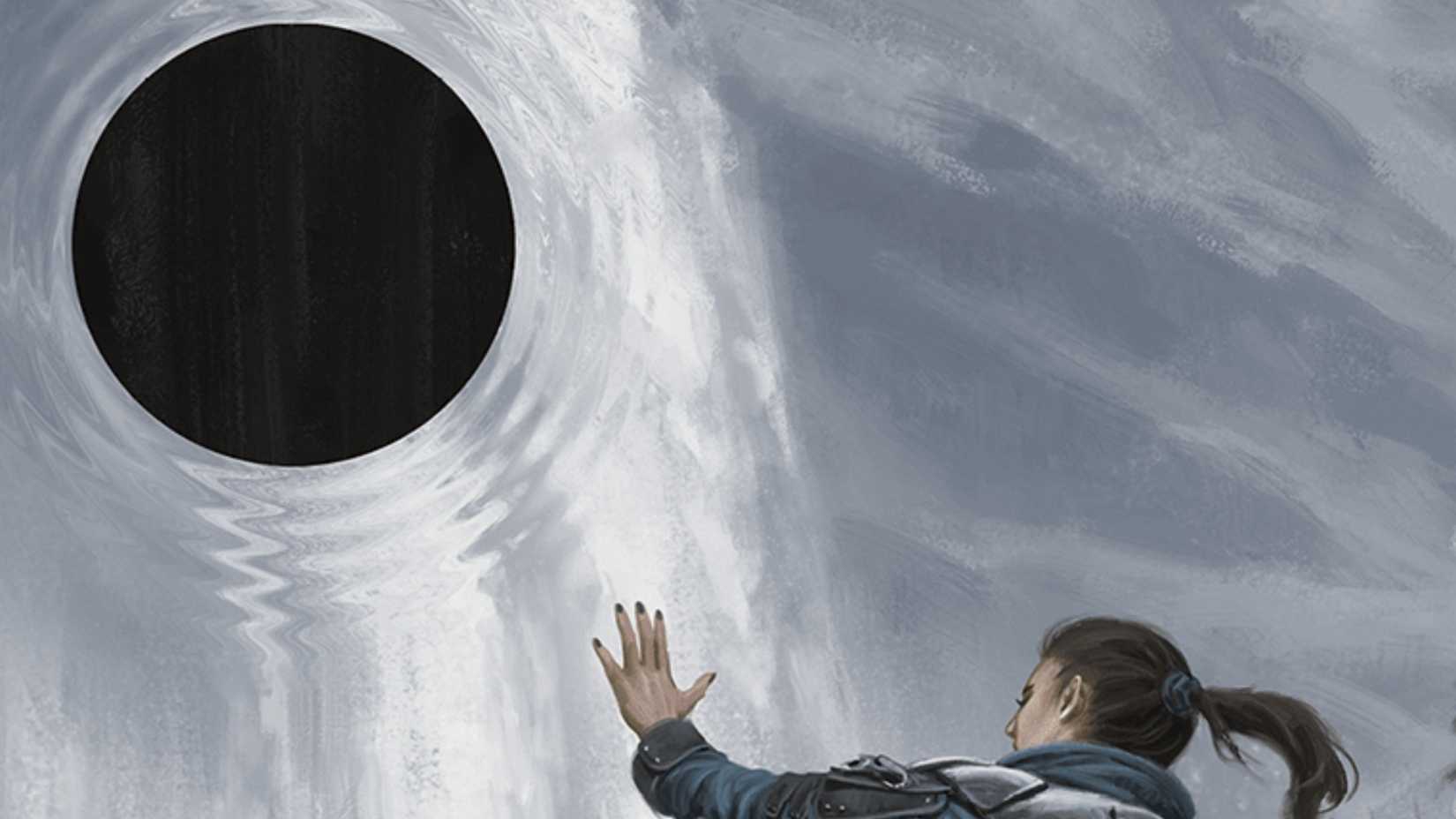 An adventurer trying to control the Sphere of Annihilation, from Dungeons & Dragons (D&D).