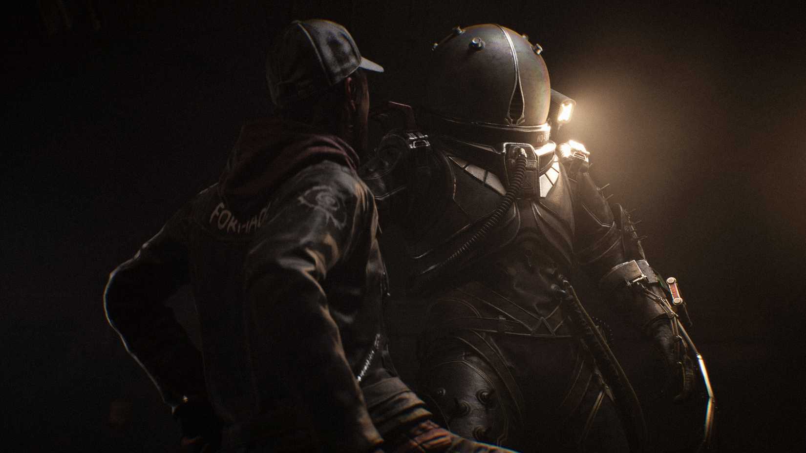 The Traveller stumbles across a normal human being in Cronos: The New Dawn. 