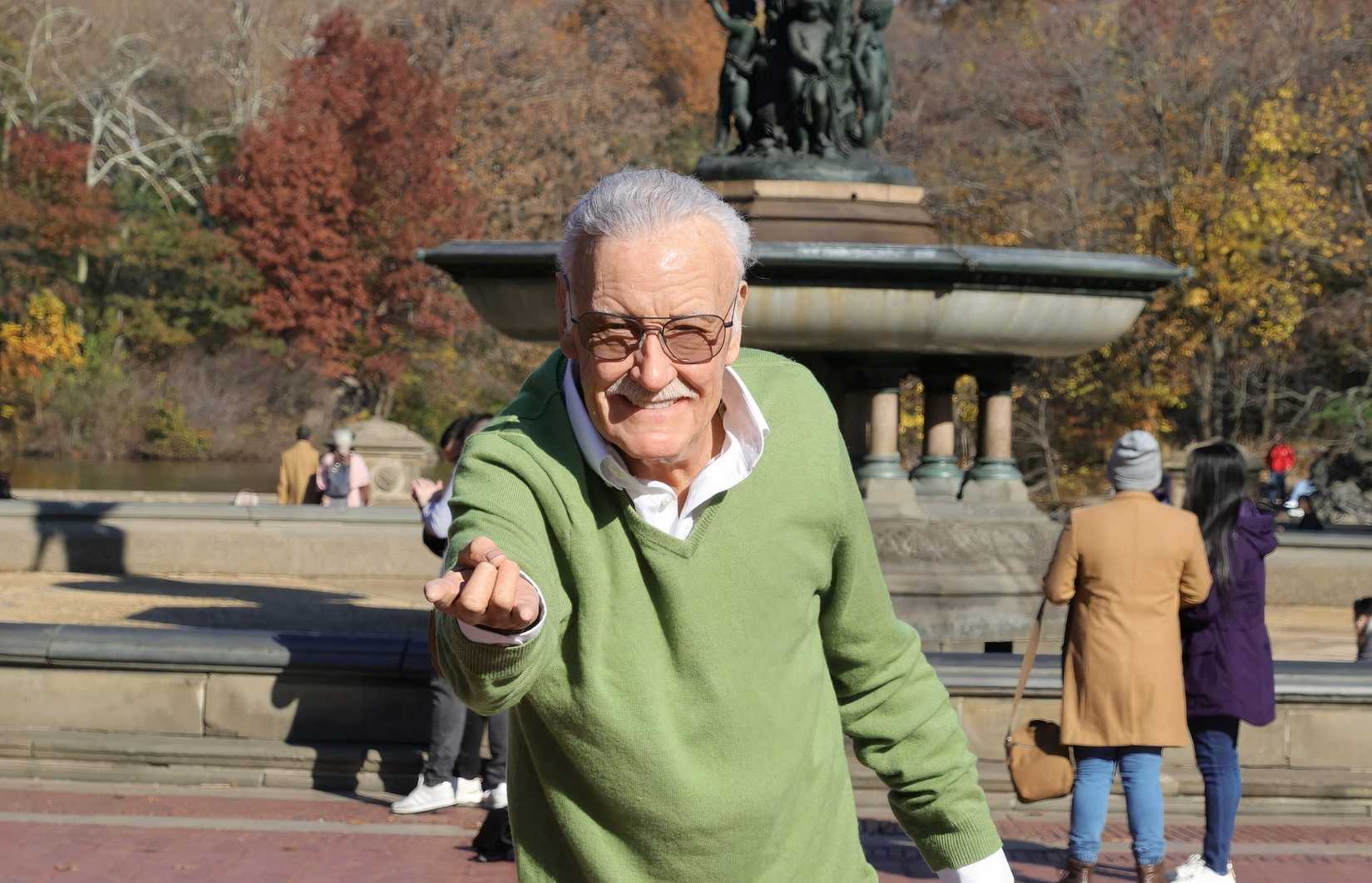 Stan Lee Spider-Man Pose.