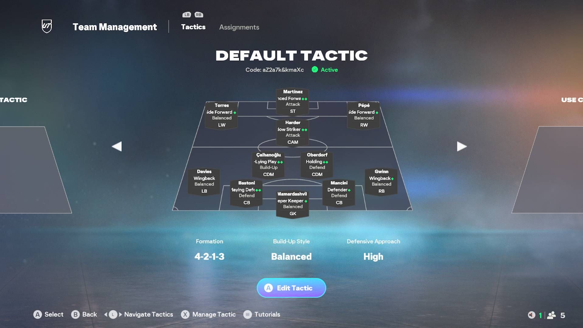 Best Meta Tactics Codes In EA Sports FC 26