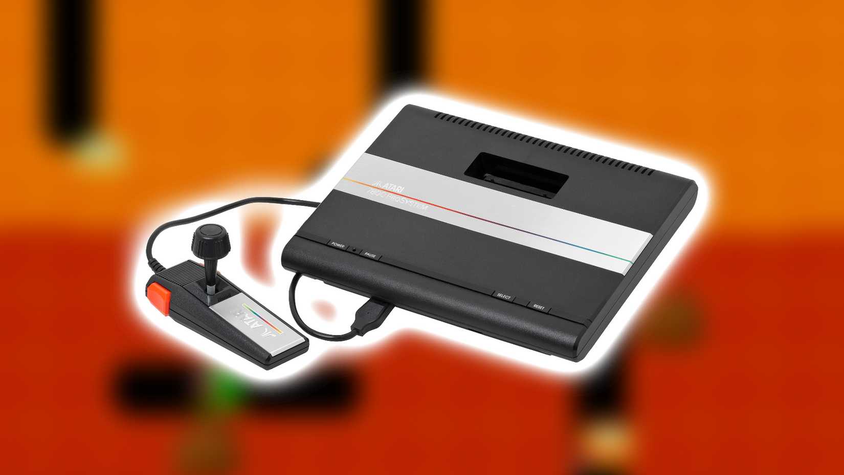 Atari 7800 Game Console.