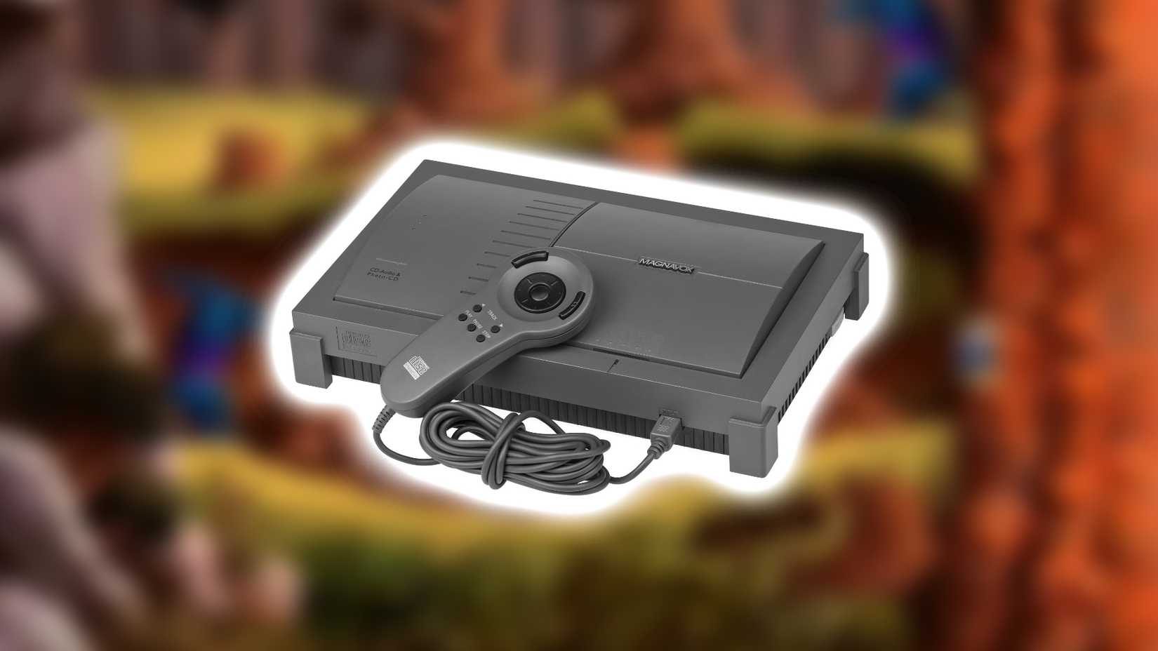 Philips CD-I-game console with paddle checks.