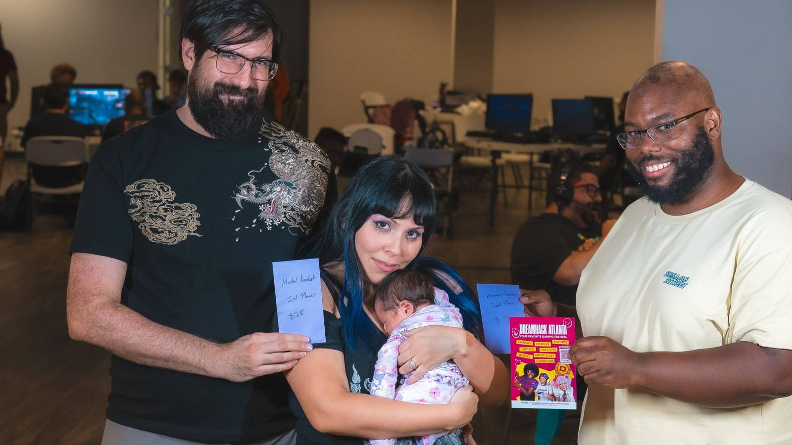 Mortal Kombat Tournament Won By Woman Holding Newborn Baby