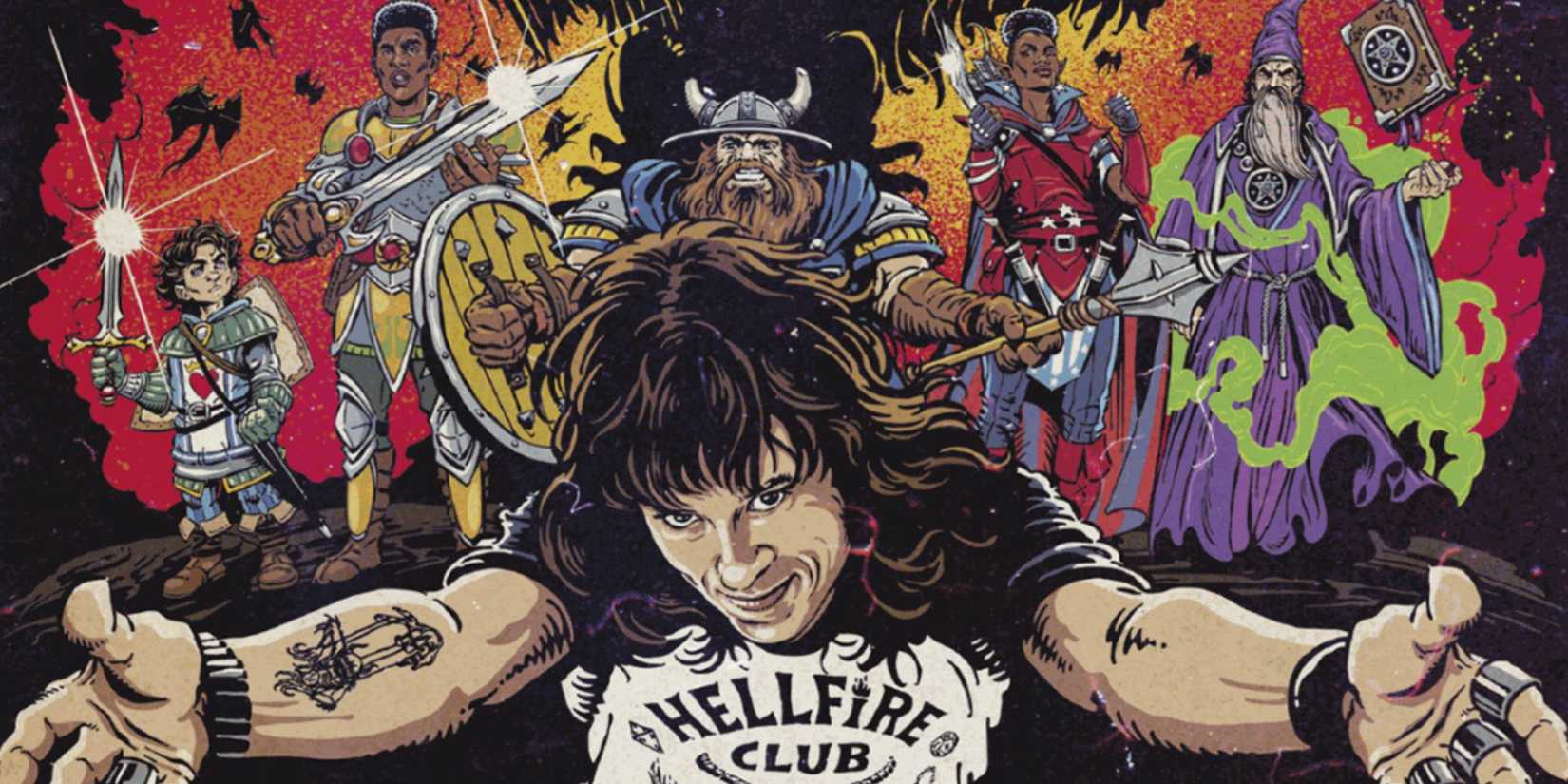 The cover of the Welcome to the Hellfire Club Dungeons & Dragons (D&D) starter set.