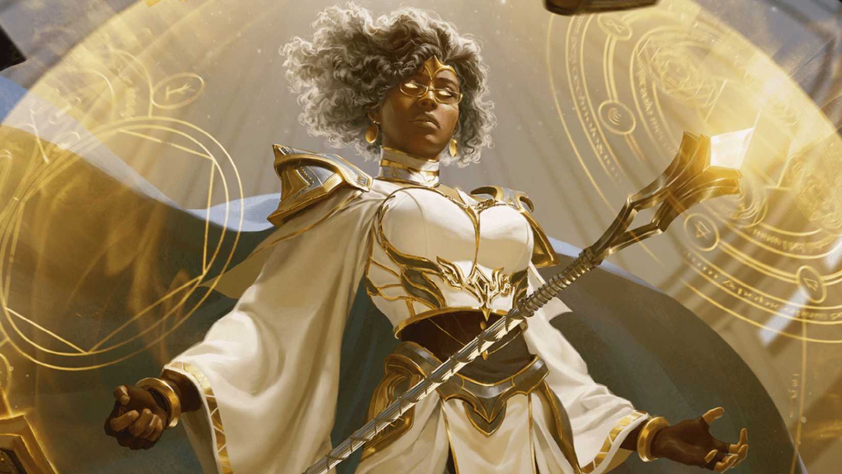 A human wizard from Dungeons & Dragons (D&D).