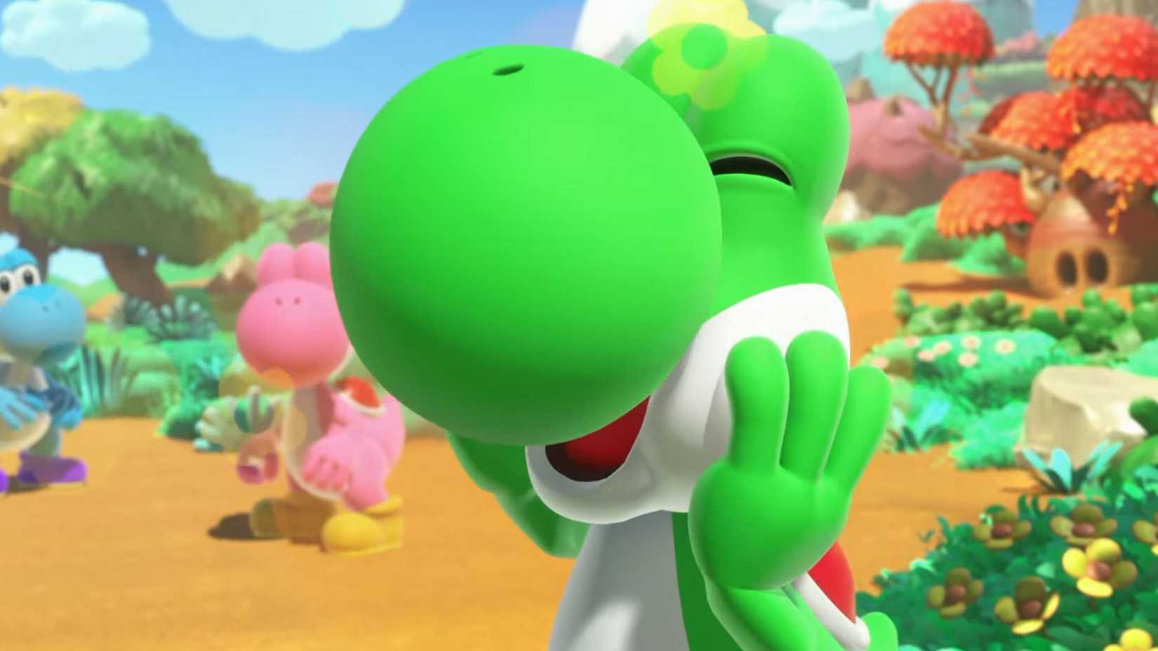 Yoshi Eating Apple Yoshi and the Mysterious Book