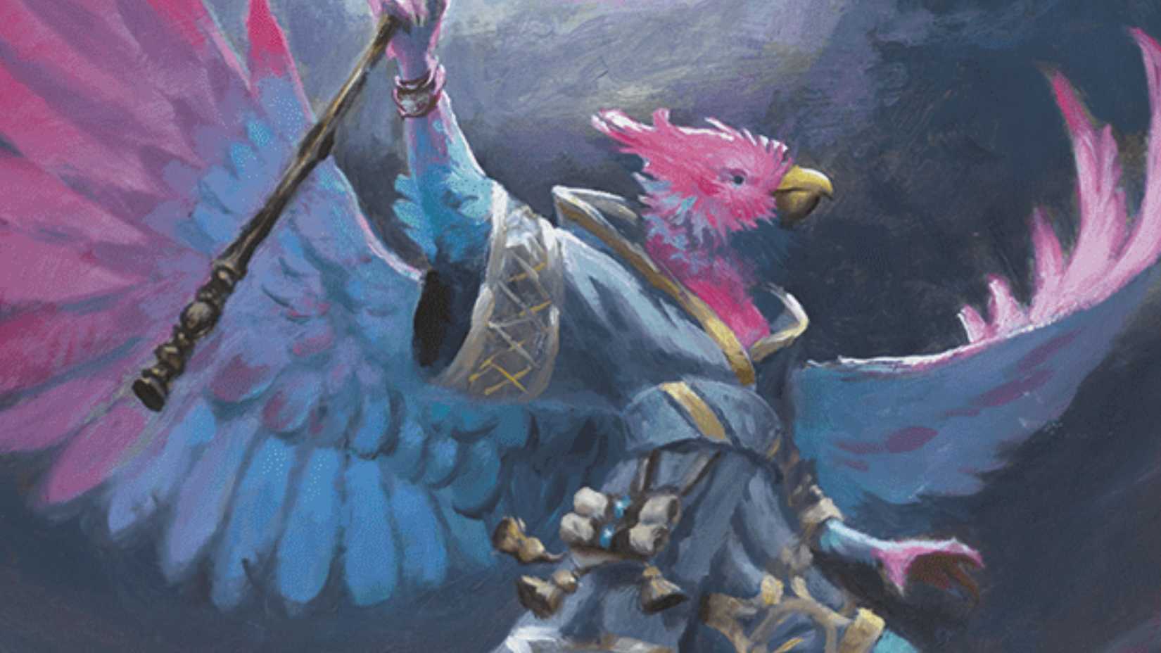 An aarakocra, from Dungeons & Dragons (D&D).
