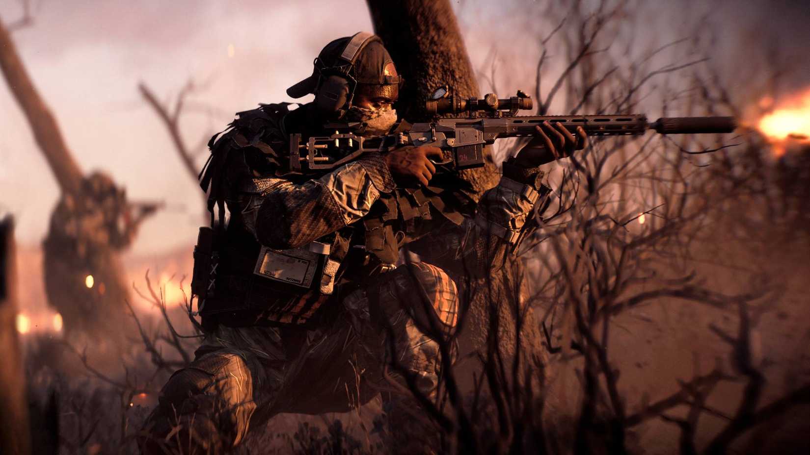Battlefield 6 soldier with mini scout.
