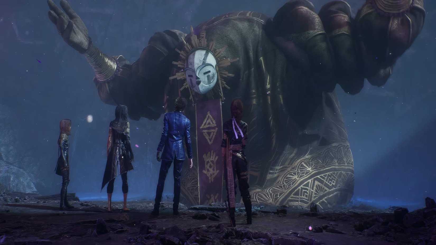 Esquie meeting the party in clair Obscur Expedition 33.