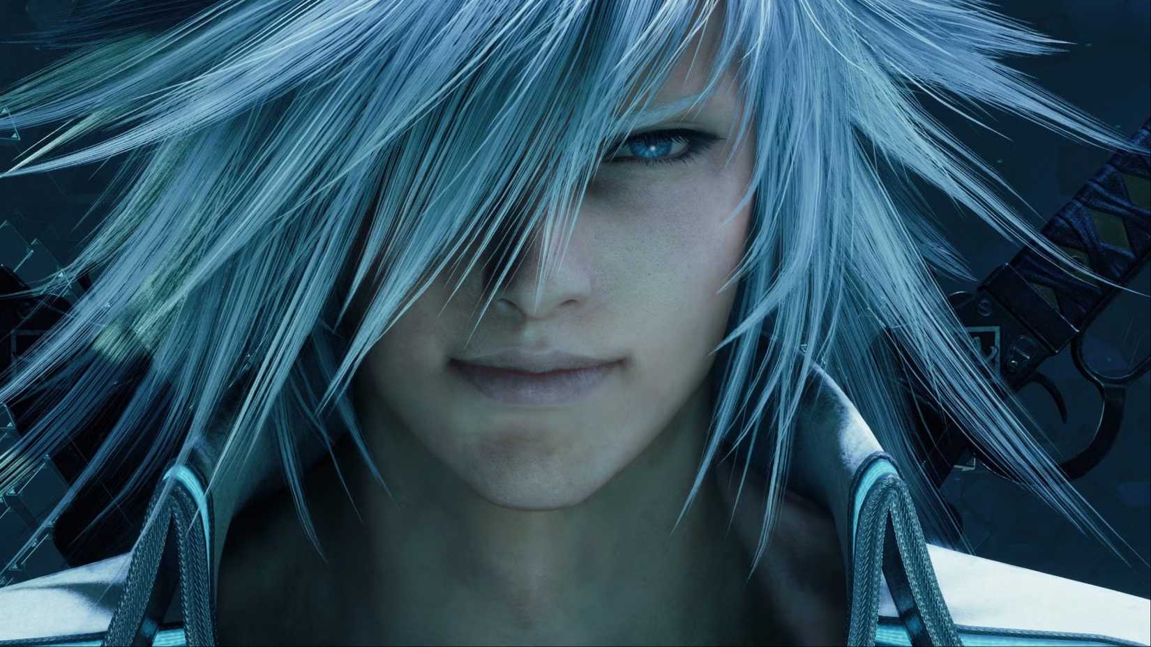 Weiss looking directly at the camera with a smug expression on his face in Final Fantasy 7 Remake Intergrade.