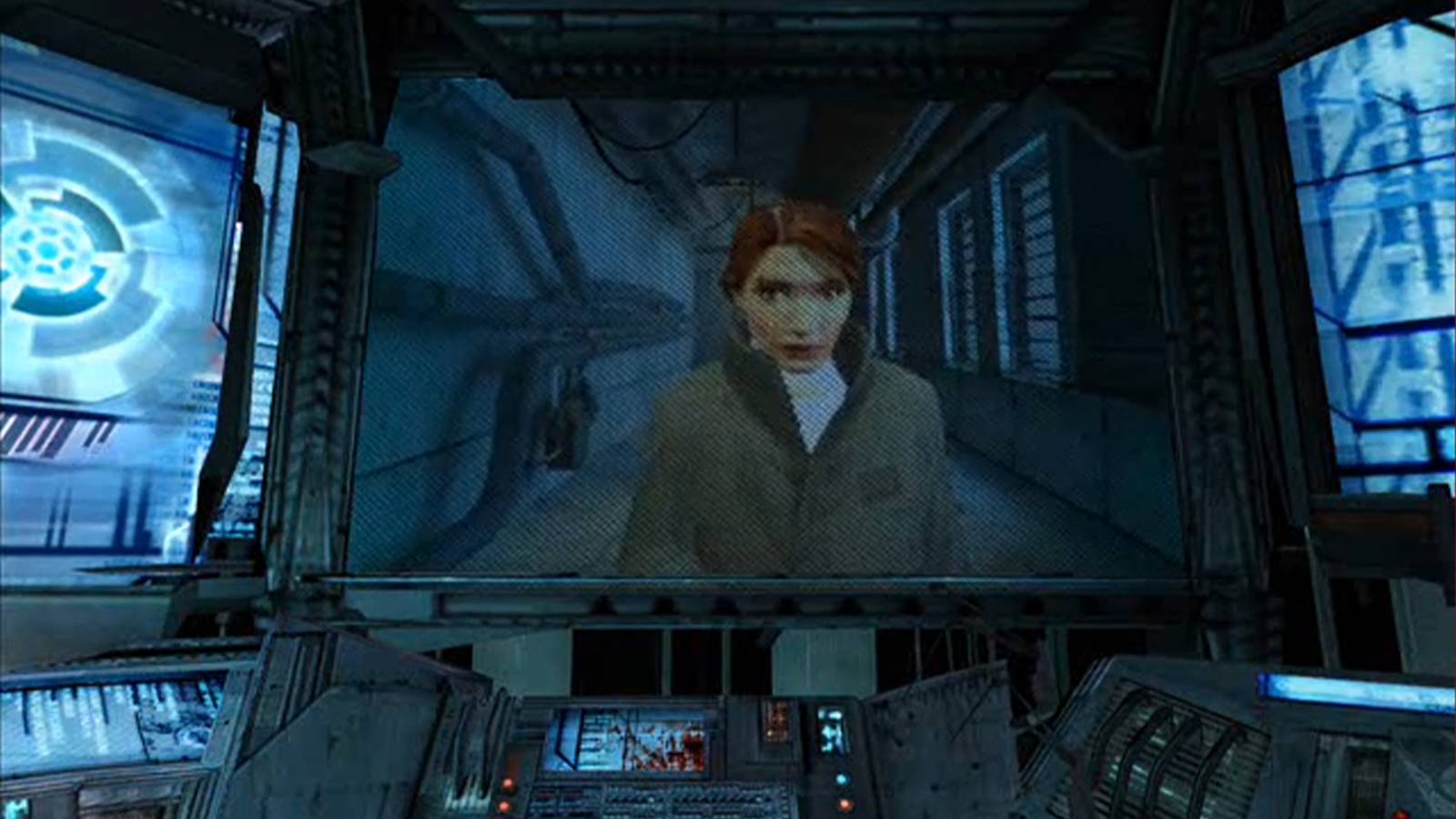 Half-Life 2 Judith Mossman transmission from the Arctic on a Combine computer.