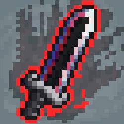 Megabonk corrupt sword icon.