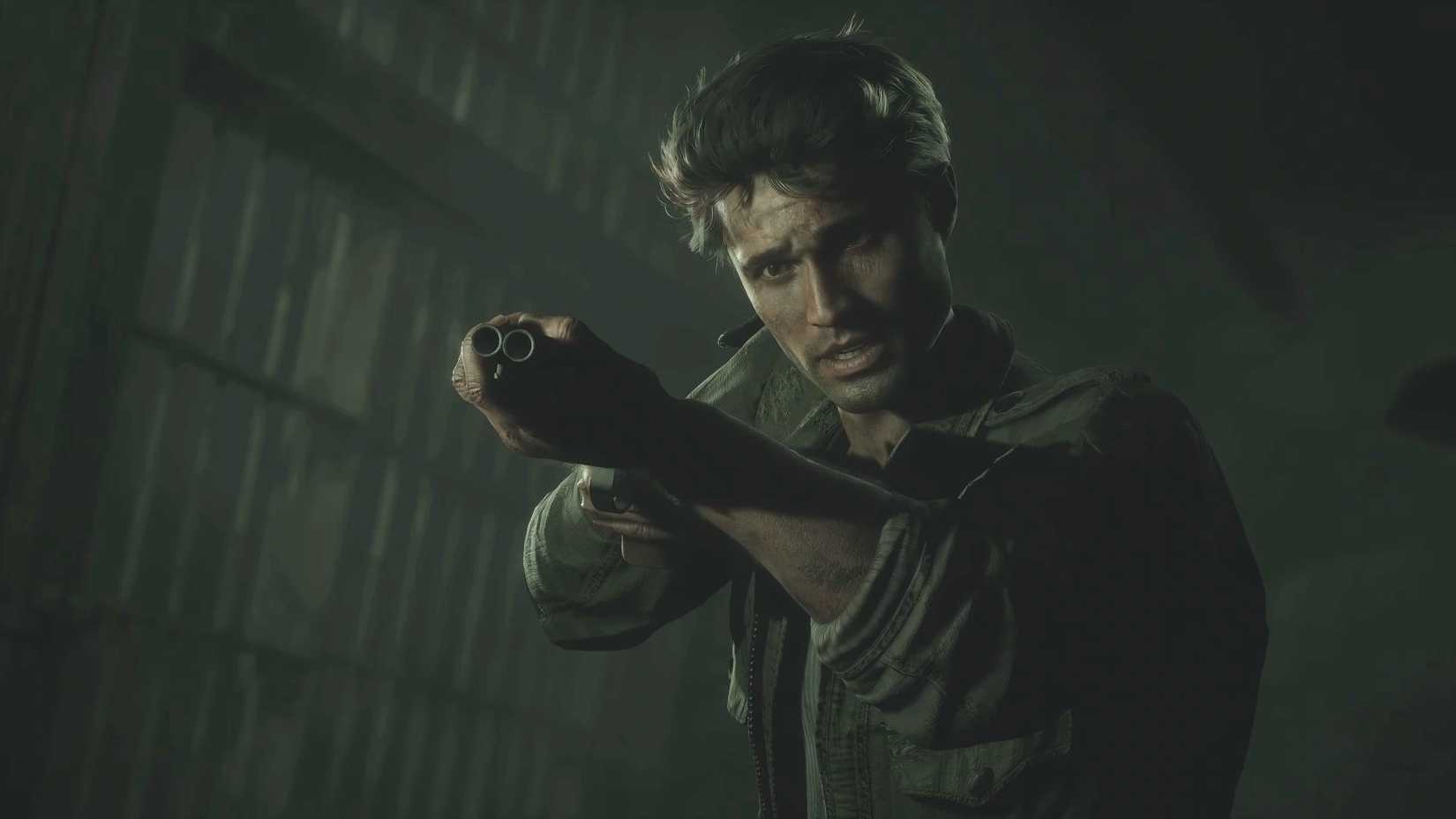 In Until Dawn, Mike is aiming a shotgun.