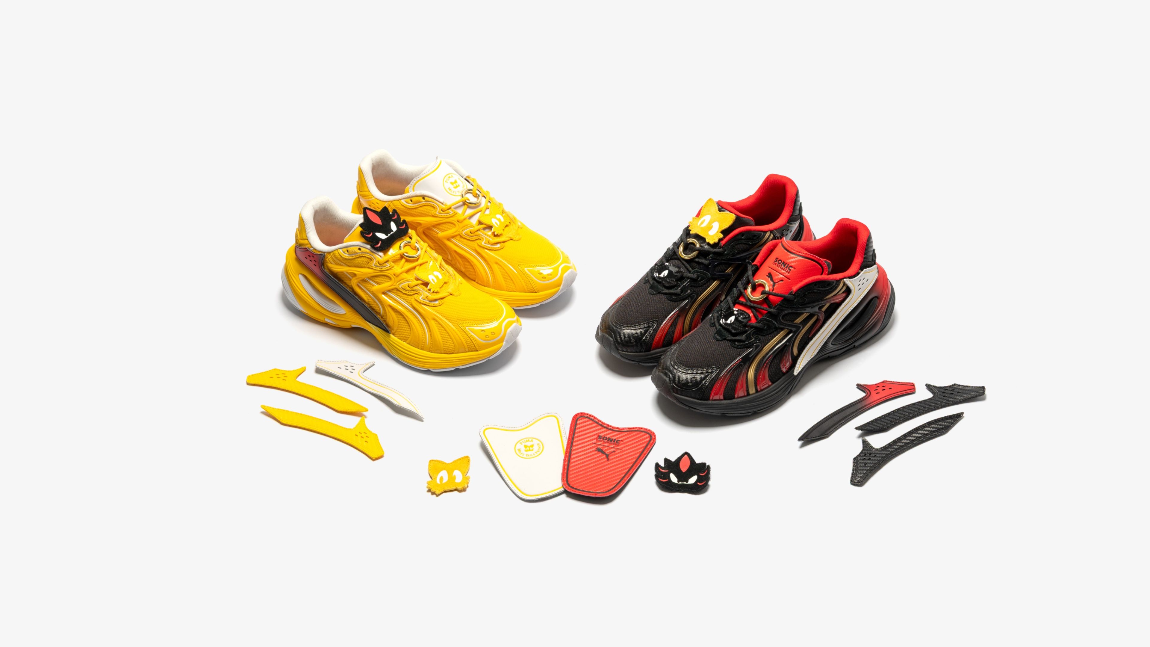 tails and shadow sonic x puma sneakers.