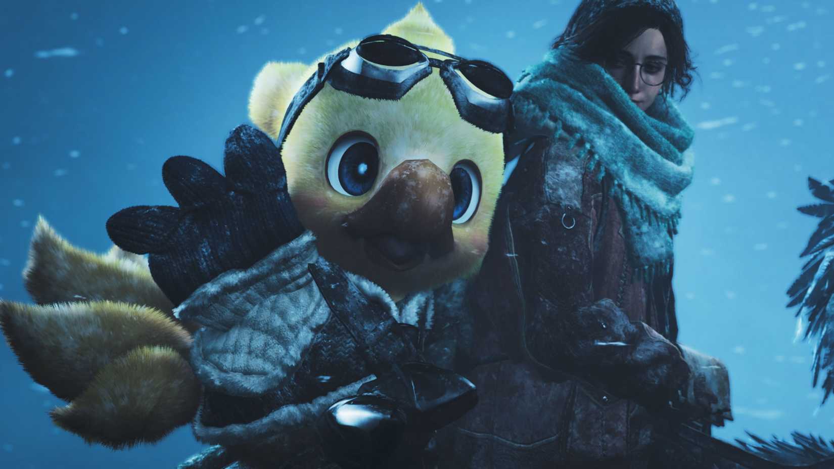 chocobo beckons in monster hunter wilds.