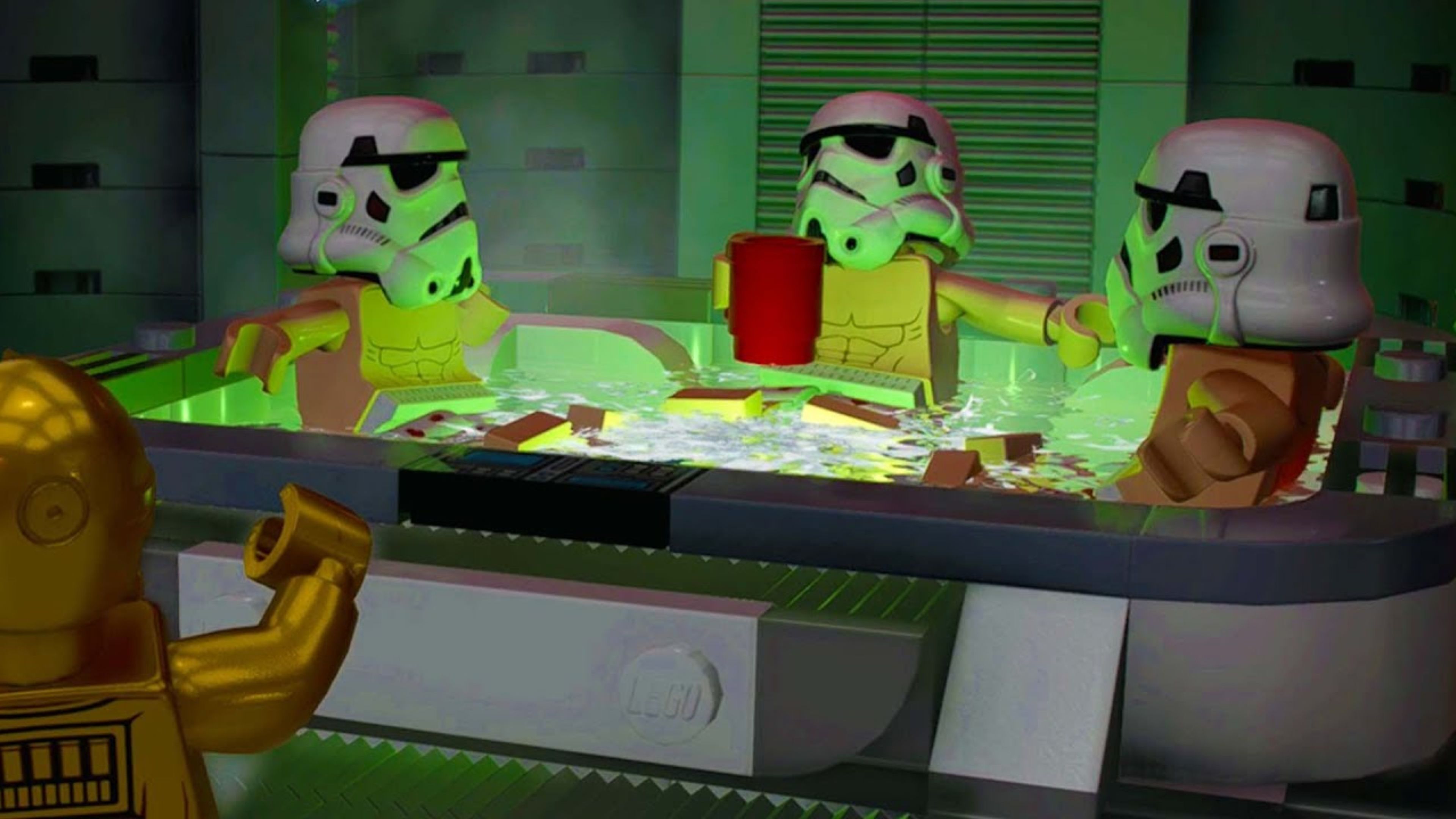 Um pacote com todas as 38 minifiguras do conjunto LEGO Estrela da Morte da LEGO.
