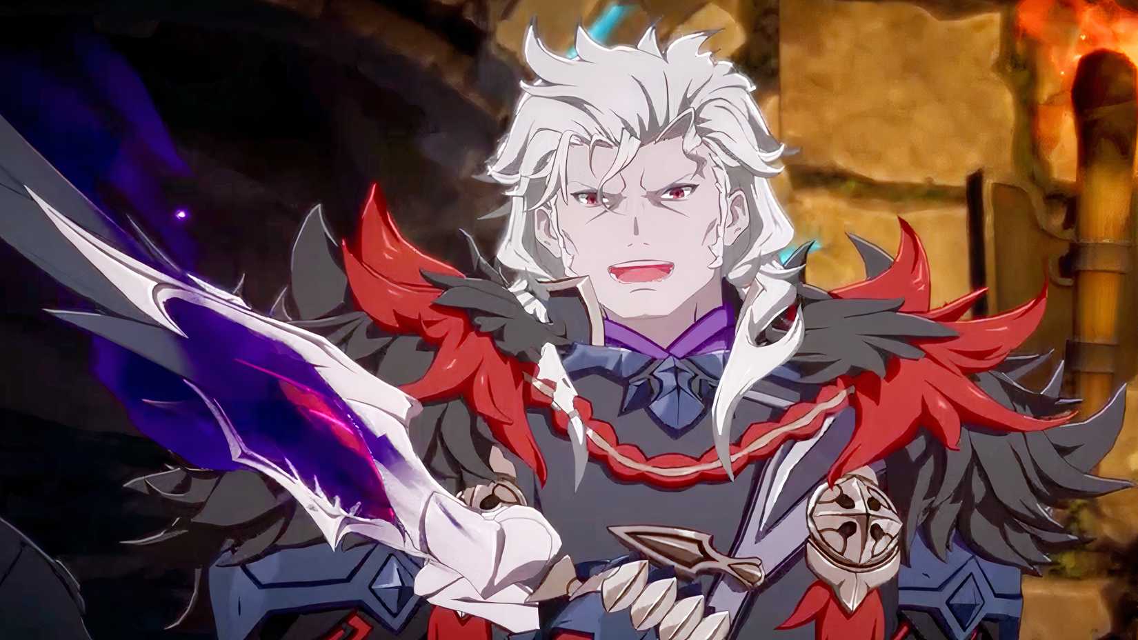 Denvel holds his sword to attack in Blue Protocol: Star Resonance. 