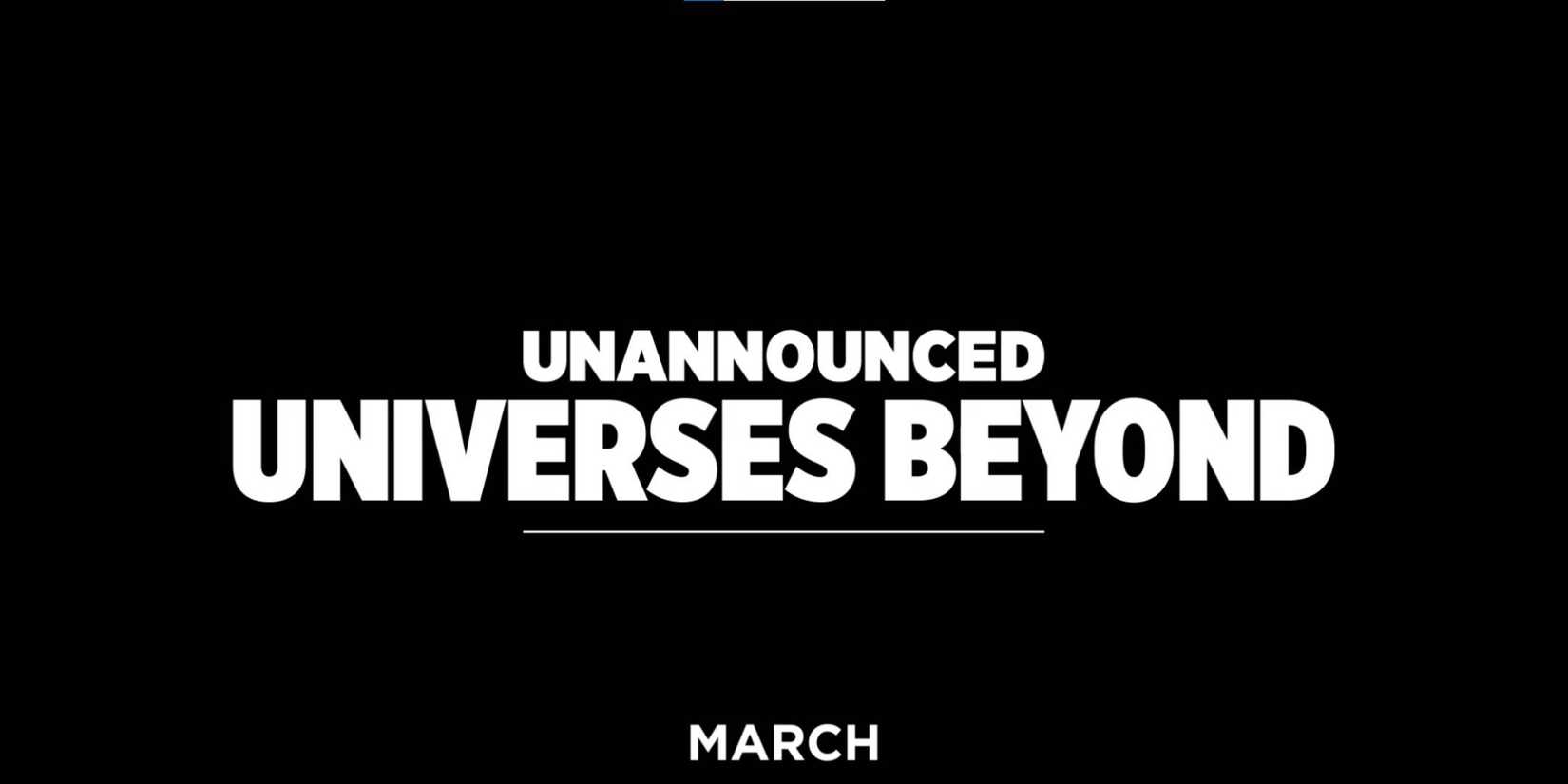 MTG unidentified universe beyond the teaser image.