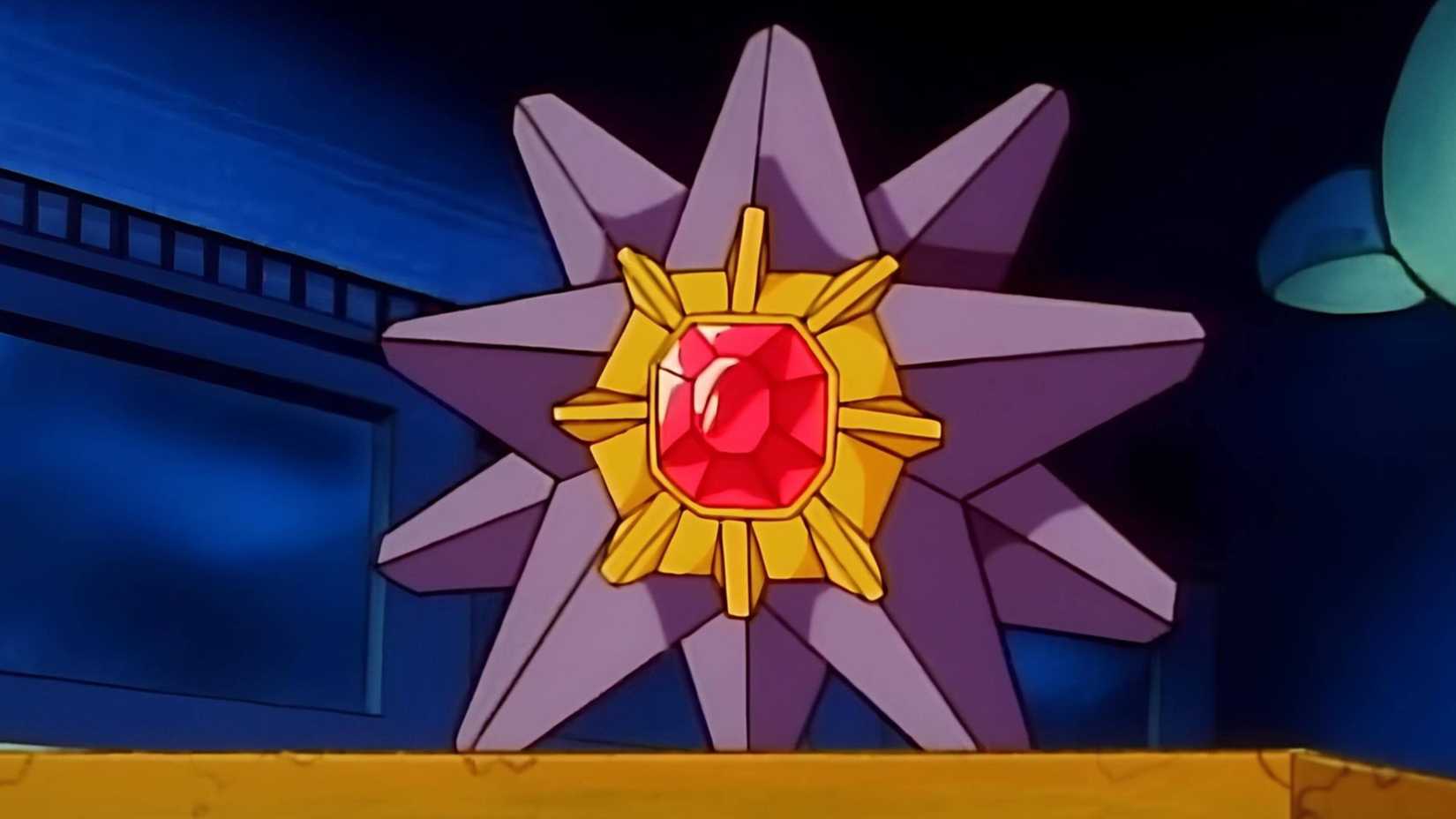 starmie in the pokemon anime.